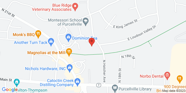 220 N Hatcher Ave, Purcellville, Virginia, VA, 20132-9998 Map