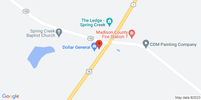 3565 Highway 70 E, Spring Creek, Tennessee, TN, 38378-9998 Map