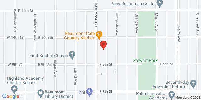 950 Beaumont Ave, Beaumont, California, CA, 92223-9998 Map