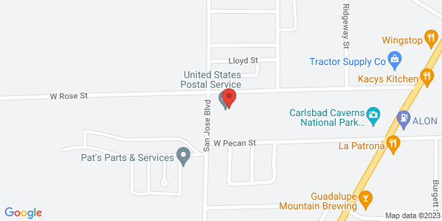 3200 San Jose Blvd, Carlsbad, New Mexico, NM, 88220-9997 Map