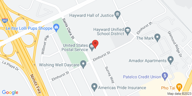 24438 Santa Clara St, Hayward, California, CA, 94544-9998 Map