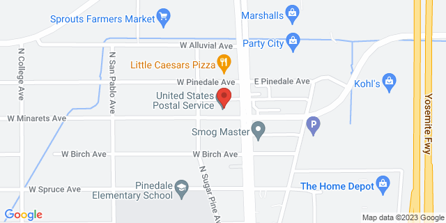 34 W Minarets Ave, Fresno, California, CA, 93650-9998 Map