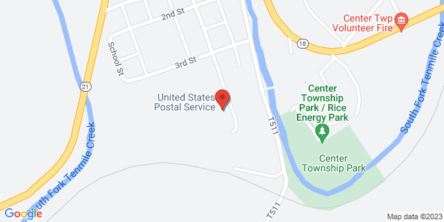 140 Church St, Rogersville, Pennsylvania, PA, 15359-1001 Map