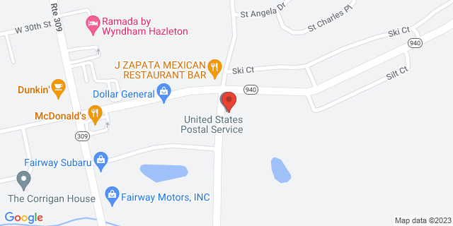 1129 State Route 940 Ste 1, Harleigh, Pennsylvania, PA, 18225-9998 Map
