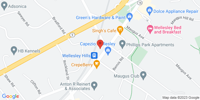 337 Washington St, Wellesley Hills, Massachusetts, MA, 02481-9998 Map