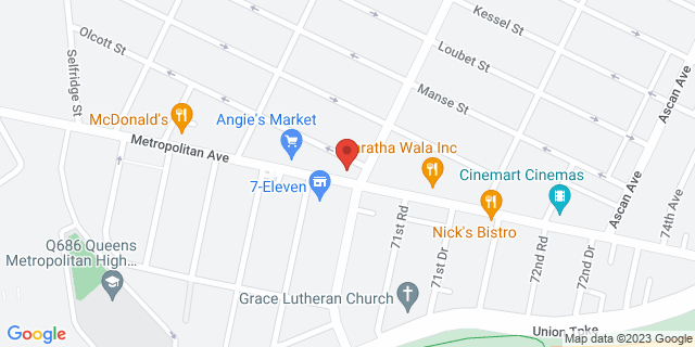 10119 Metropolitan Ave, Forest Hills, New York, NY, 11375-9993 Map