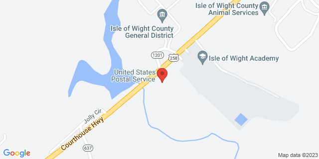 17161 Courthouse Hwy, Isle Of Wight, Virginia, VA, 23397-9998 Map