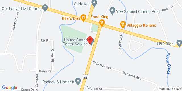 37 Main St, Silver Creek, New York, NY, 14136-9998 Map