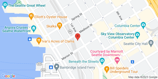 909 1St Ave Ste 100, Seattle, Washington, WA, 98104-9995 Map