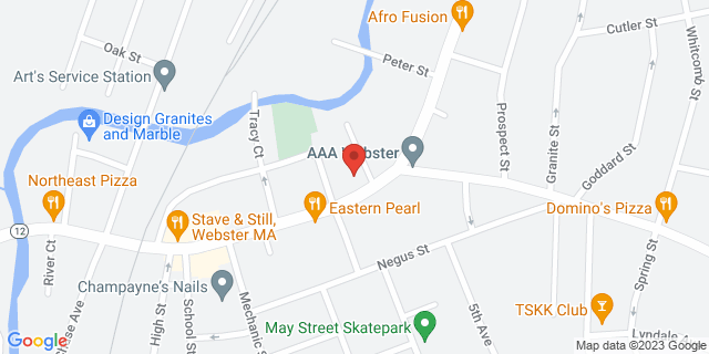 339 Main St, Webster, Massachusetts, MA, 01570-9998 Map