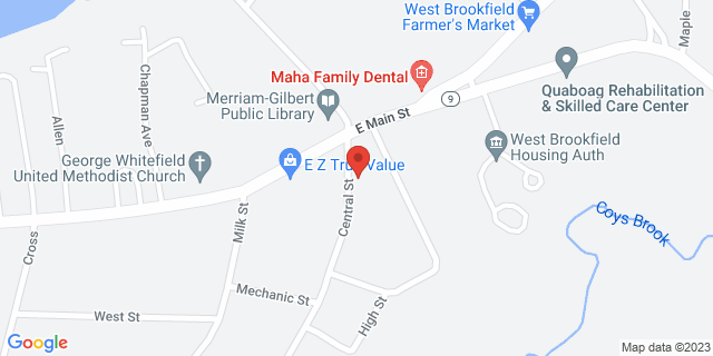 10 Central St, West Brookfield, Massachusetts, MA, 01585-9998 Map