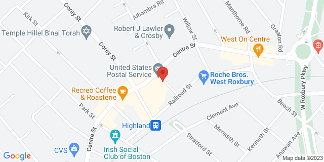 1834 Centre St, West Roxbury, Massachusetts, MA, 02132-1901 Map