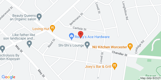 381 Chandler St, Worcester, Massachusetts, MA, 01602-3399 Map