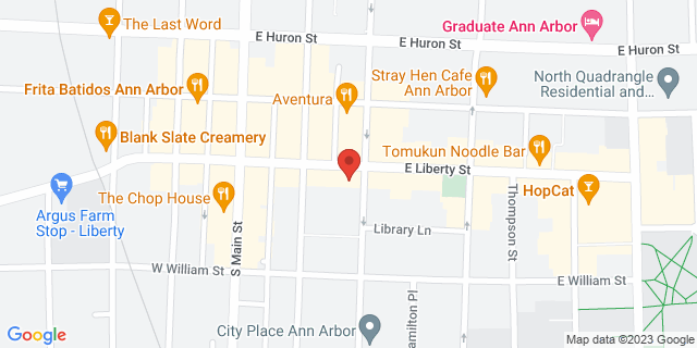 200 E Liberty St Lbby, Ann Arbor, Michigan, MI, 48104-9998 Map