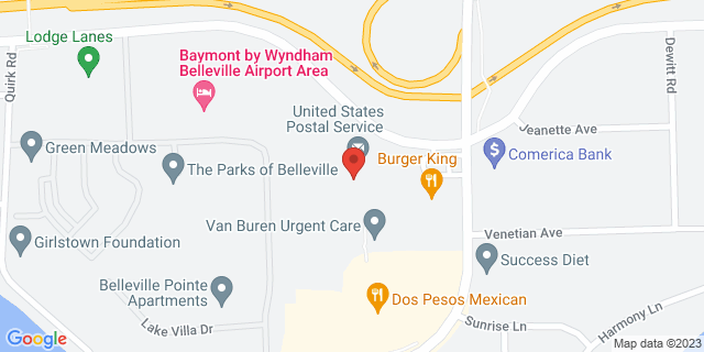 45601 S Interstate 94 Service Dr, Belleville, Michigan, MI, 48111-9998 Map