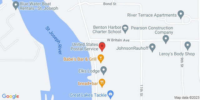 525 Riverview Dr, Benton Harbor, Michigan, MI, 49022-5073 Map