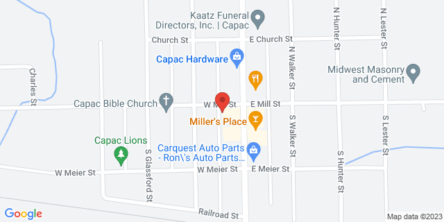 102 W Mill St, Capac, Michigan, MI, 48014-9998 Map