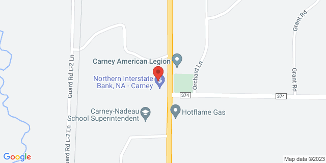 211 N Us Highway 41, Carney, Michigan, MI, 49812-9756 Map