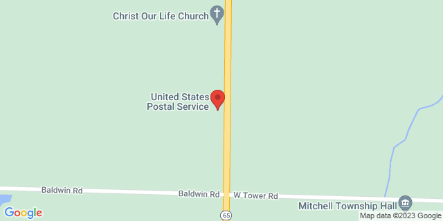 2071 N Curran Rd, Curran, Michigan, MI, 48728-9701 Map