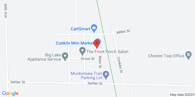 19701 Main St, Conklin, Michigan, MI, 49403-9800 Map