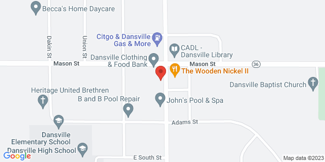 1036 S Jackson St, Dansville, Michigan, MI, 48819-5132 Map