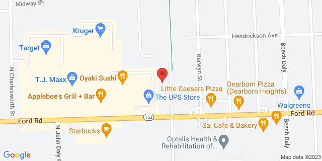 26200 Ford Rd, Dearborn Heights, Michigan, MI, 48127-9998 Map