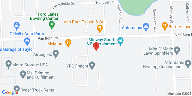 22599 Van Born Rd, Dearborn, Michigan, MI, 48124-9998 Map