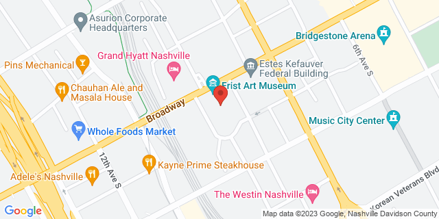 901 Broadway, Nashville, Tennessee, TN, 37202-4105 Map