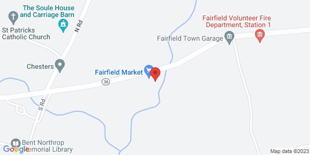 4696 Vt Route 36, Fairfield, Vermont, VT, 05455-9998 Map