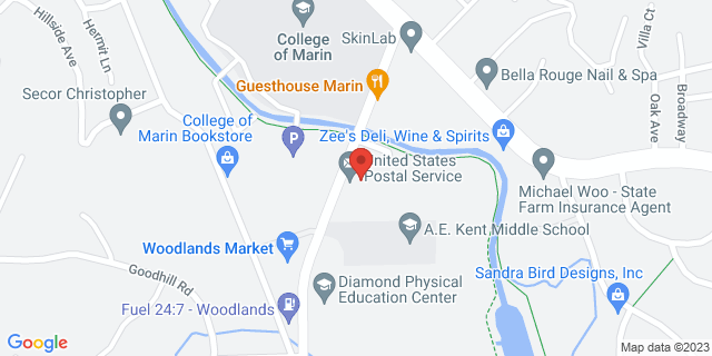 822 College Ave, Kentfield, California, CA, 94904-9991 Map