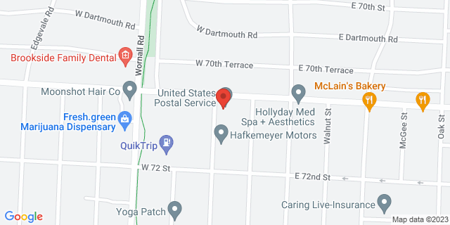 119 W Gregory Blvd, Kansas City, Missouri, MO, 64114-1142 Map