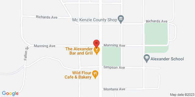 602 Elk St, Alexander, North Dakota, ND, 58831-9998 Map