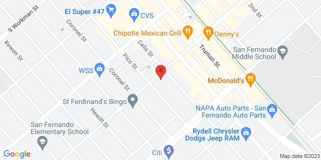 308 S Maclay Ave, San Fernando, California, CA, 91340-9997 Map