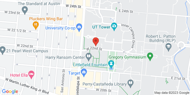 306 Inner Campus Dr, Austin, Texas, TX, 78712-9998 Map