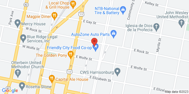 281 N Mason St, Harrisonburg, Virginia, VA, 22802-4145 Map