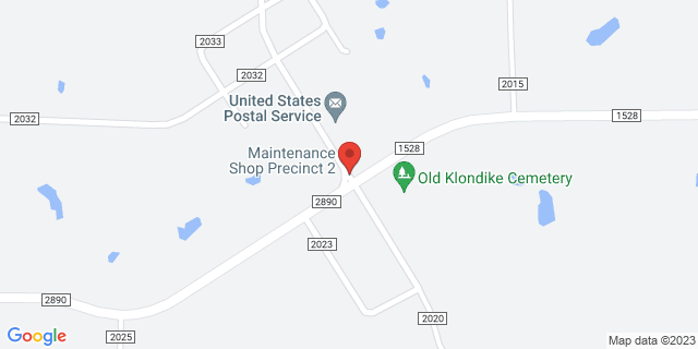 5548 Farm Road 1528, Klondike, Texas, TX, 75448-9998 Map