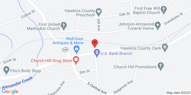 131 E Main Blvd, Church Hill, Tennessee, TN, 37642-9998 Map