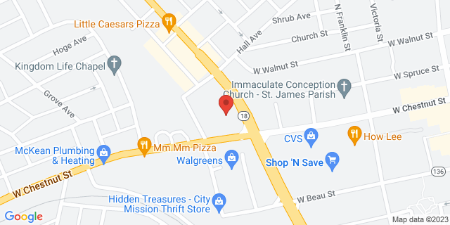 153 Jefferson Ave, Washington, Pennsylvania, PA, 15301-9998 Map