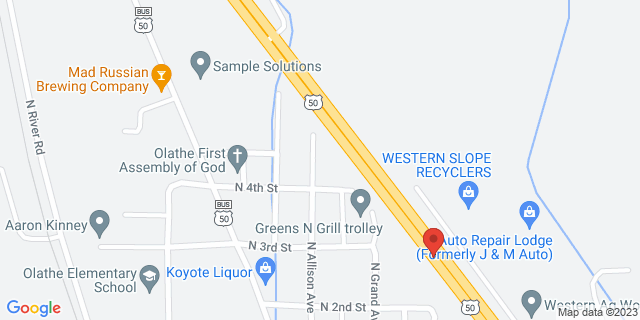 215 N Us Highway 50 Business Loop, Olathe, Colorado, CO, 81425-9998 Map