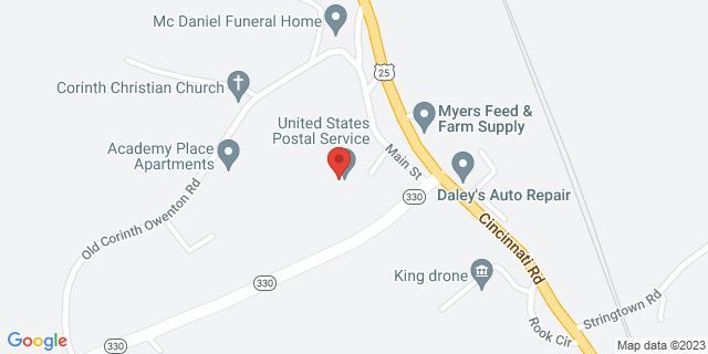 315 Owenton Rd, Corinth, Kentucky, KY, 41010-9998 Map