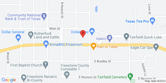 320 E Commerce St, Fairfield, Texas, TX, 75840-9998 Map