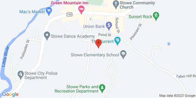 105 Depot St, Stowe, Vermont, VT, 05672-9998 Map