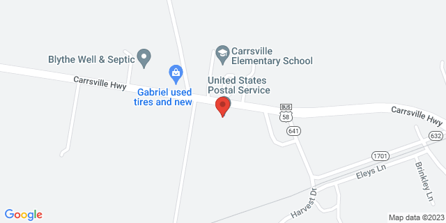 5354 Carrsville Hwy, Carrsville, Virginia, VA, 23315-9998 Map