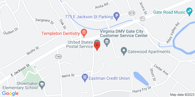 380 Jones St, Gate City, Virginia, VA, 24251-9998 Map