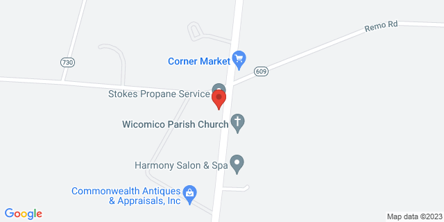 5148 Jesse Dupont Memorial Hwy, Wicomico Church, Virginia, VA, 22579-9998 Map