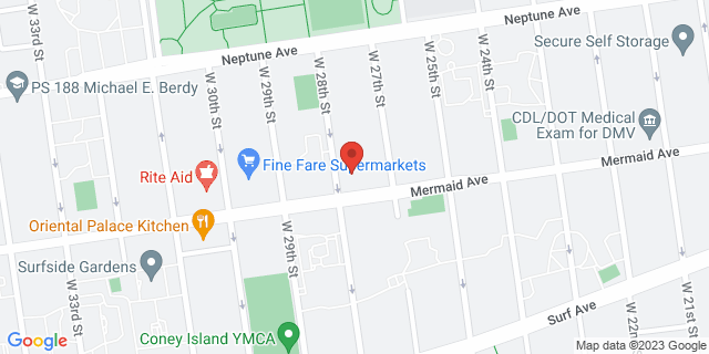 2727 Mermaid Ave, Brooklyn, New York, NY, 11224-9997 Map