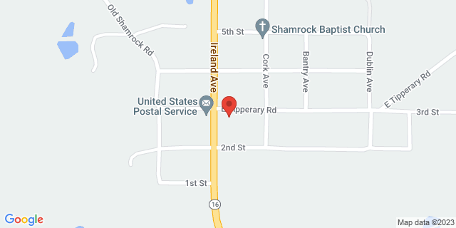 108 E Tipperary Rd, Shamrock, Oklahoma, OK, 74068-9998 Map