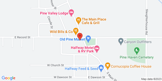 107 S Main St, Halfway, Oregon, OR, 97834-5000 Map