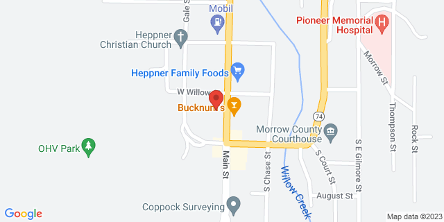 167 N Main St, Heppner, Oregon, OR, 97836-5001 Map