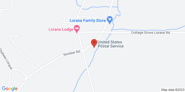 80255 Territorial Rd, Lorane, Oregon, OR, 97451-9719 Map